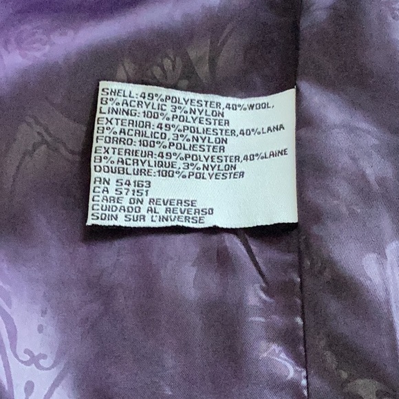 ModCloth Jessica Simpson wool blend zippered car coat, L, used. - Picture 5 of 11